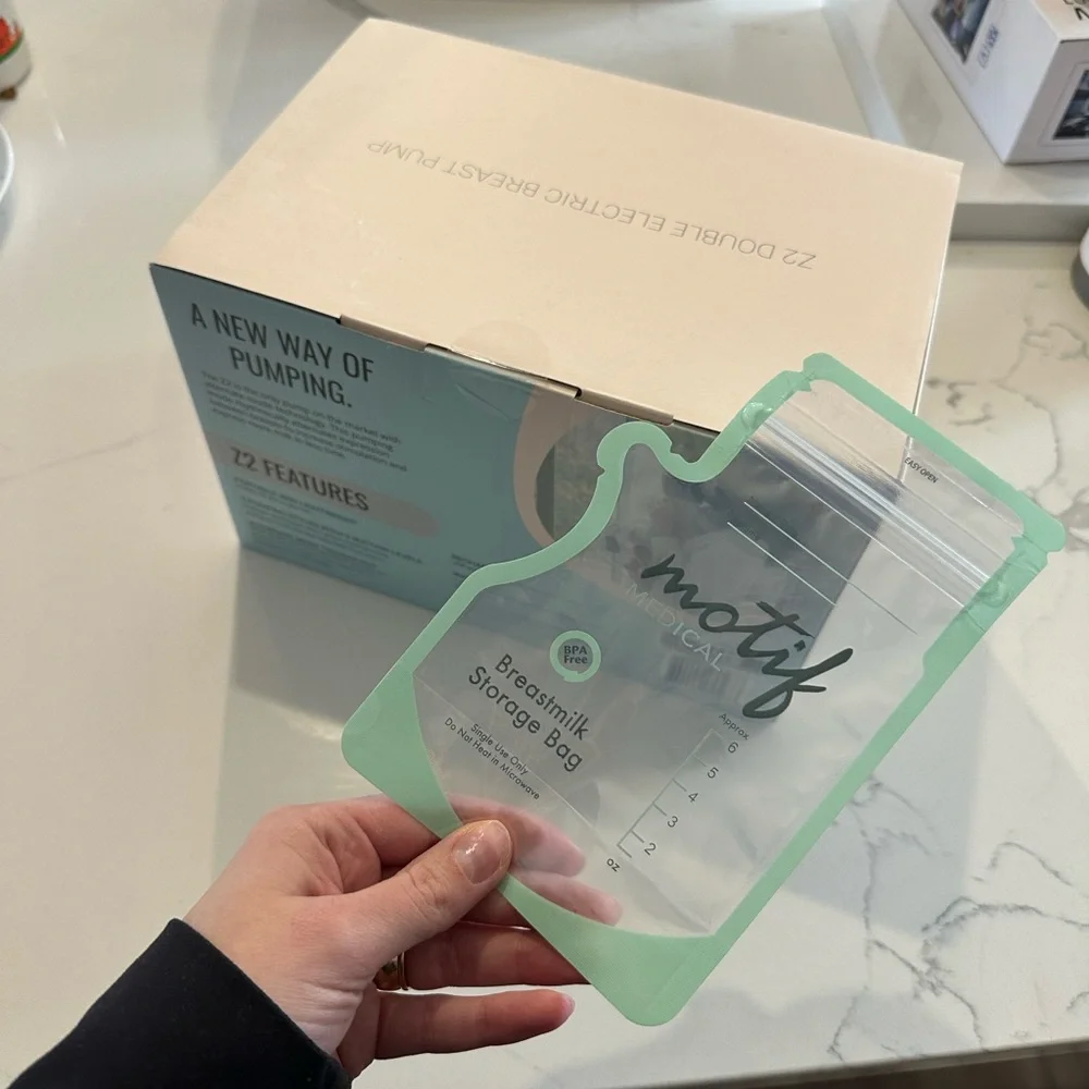 Zomee z2 double electric BP -motif storage bag - Picture 2 of 3